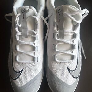 Nike White and Gray Athletic Shoes